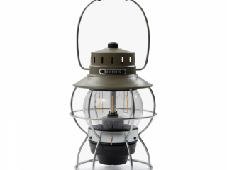 Barebones Railroad Lantern - Olive