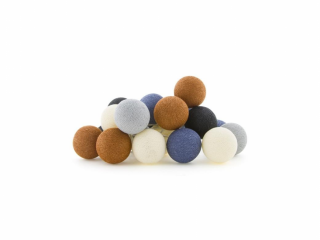 Cotton Ball Lights Indoor Glamping Lights Bruin